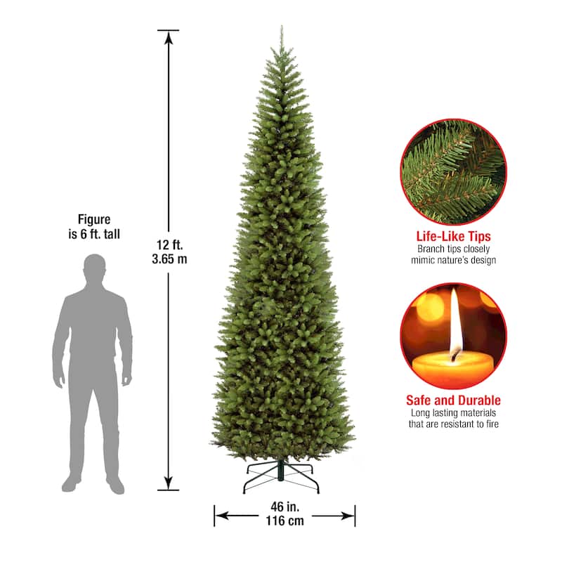 National Tree Company 12 ft. Kingswood Fir Pencil Tree - 12 Foot