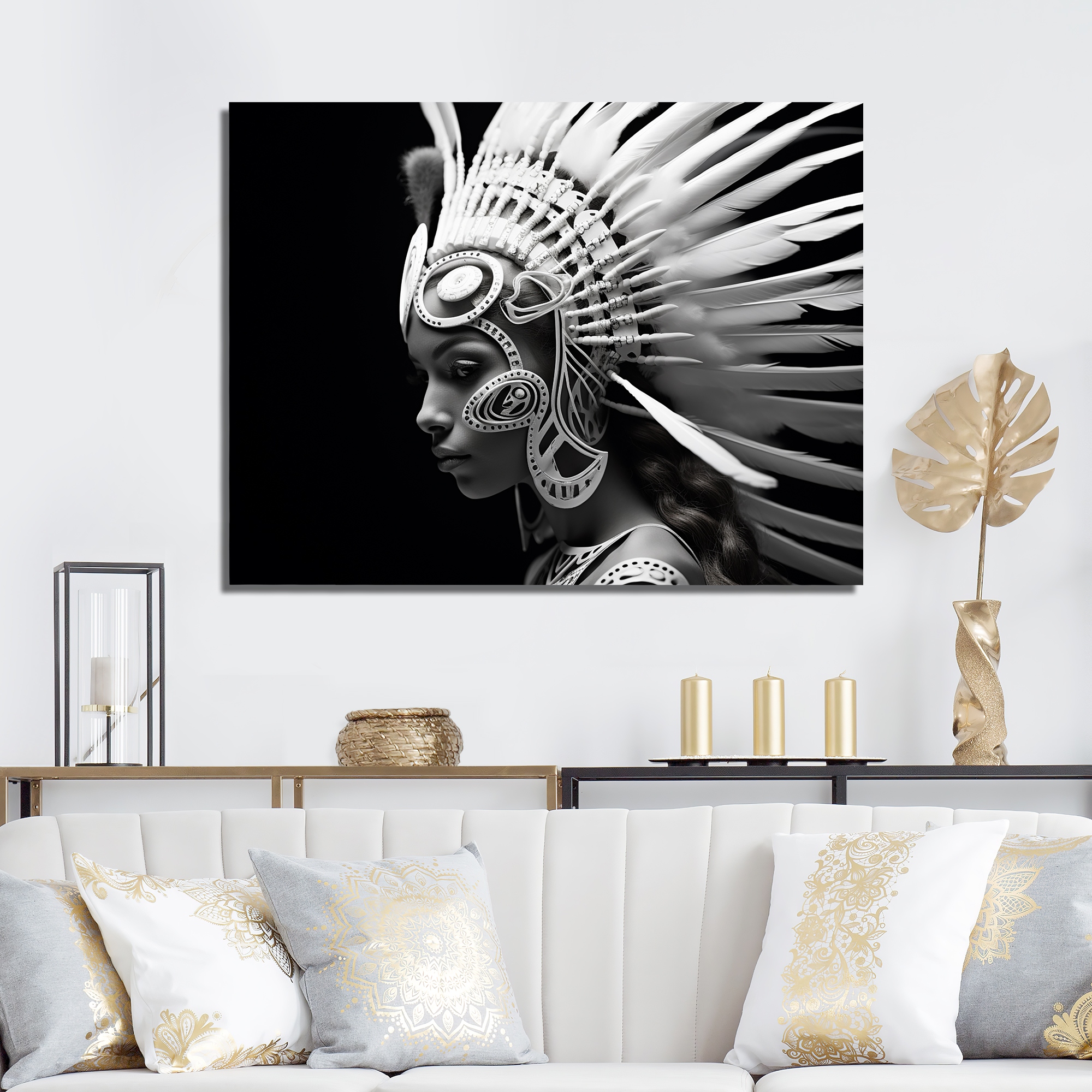 Native Indian wall art good