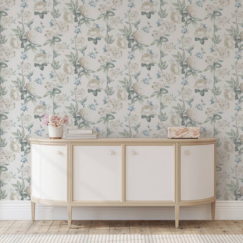 Arthouse Atley Light Green Floral Wallpaper
