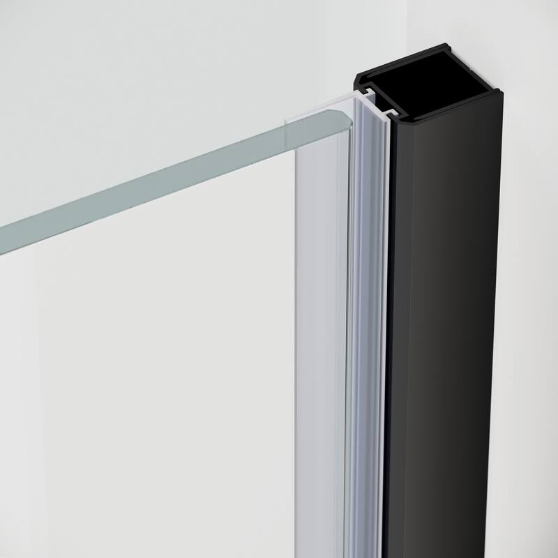 Seawin Flex X Frameless Pivot Shower Door 3/8 in. (10 mm) Clear Tempered Glass with NanoShield Coating