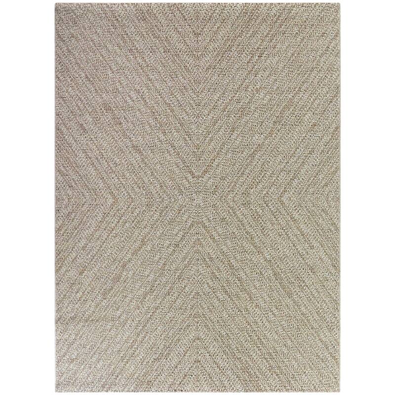 Molina Textured Patio Indoor/Outdoor Area Rug - 7'10" x 10' - Taupe