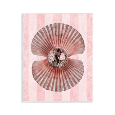 Stupell Disco Pearl in Clam Shell Wall Plaque Art Design By Lil' Rue