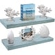 preview thumbnail 4 of 14, Floating Shelf, Hanging Wall Shelves Decoration Extra Long 24 Inch Blue