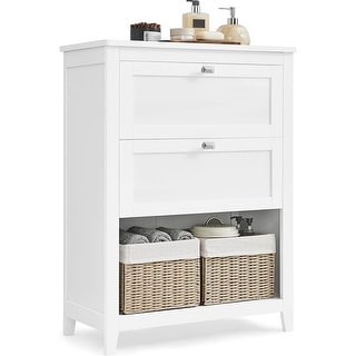 VASAGLE Bathroom Cabinet, Storage Cabinet and Bathroom Organizers, 2 ...