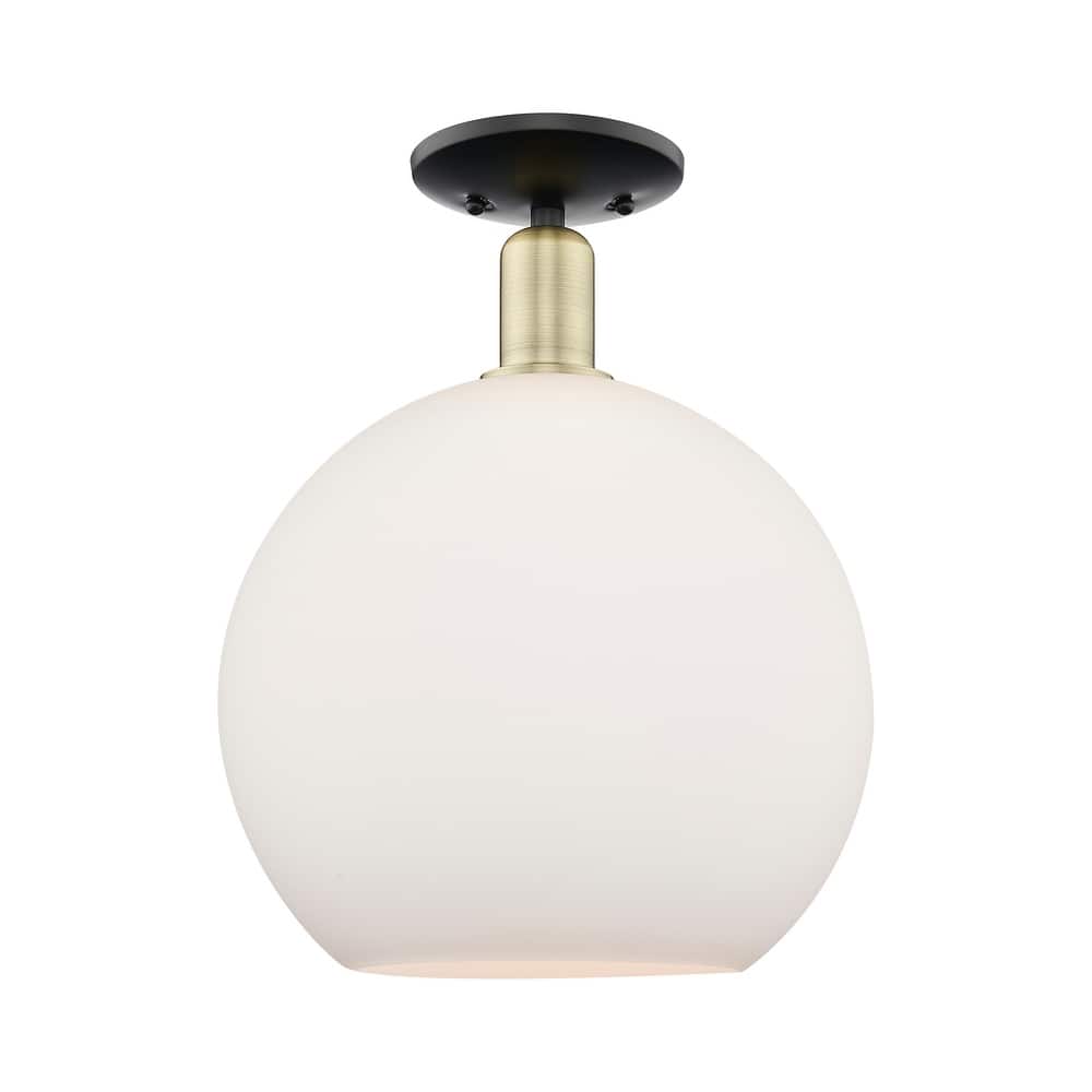 Innovations Lighting 716-1C-16-12 Athens Semi-Flush Athens 12" Wide