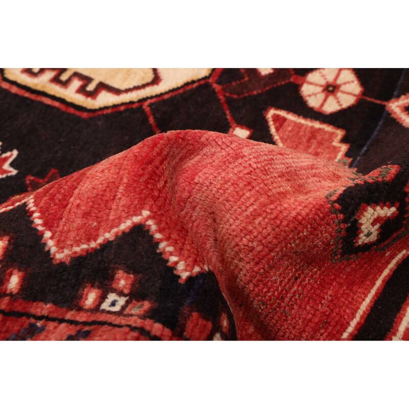 ECARPETGALLERY Hand-knotted Andelz Light Red Wool Rug - 4'5 x 6'4