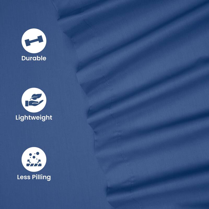 Martex 225 TC - Soft Breathable Durable Deep Pocket - Bed Sheet Set