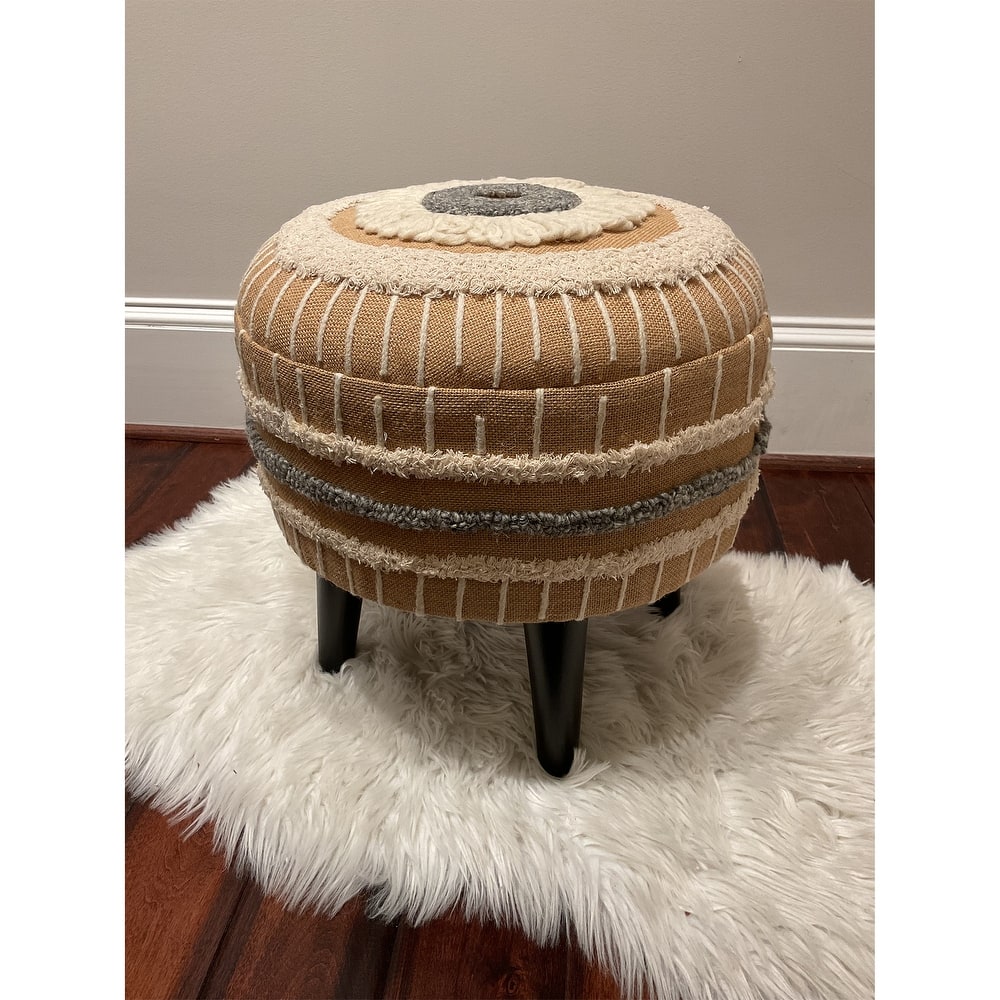 HERAT ORIENTAL Handmade Contemporary Upholstered Stools