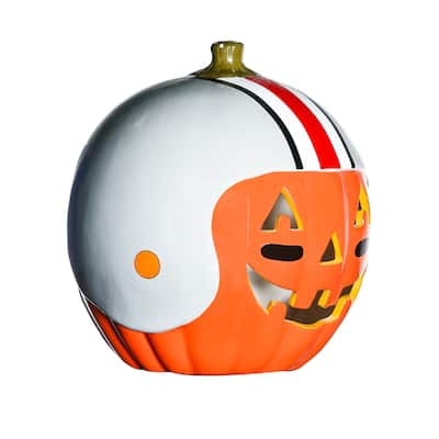 NCAA Ohio State Buckeyes Ceramic Pumpkin Helmet