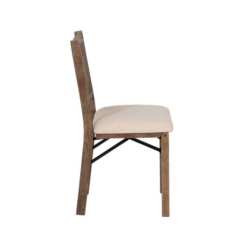 Beulah Rattan Folding Dining Chair