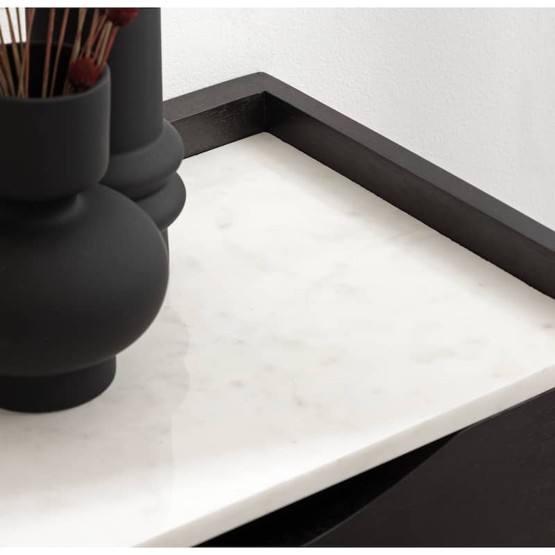 Kate and Laurel Kitt Premium Sold Wood Floating Shelf Side Table