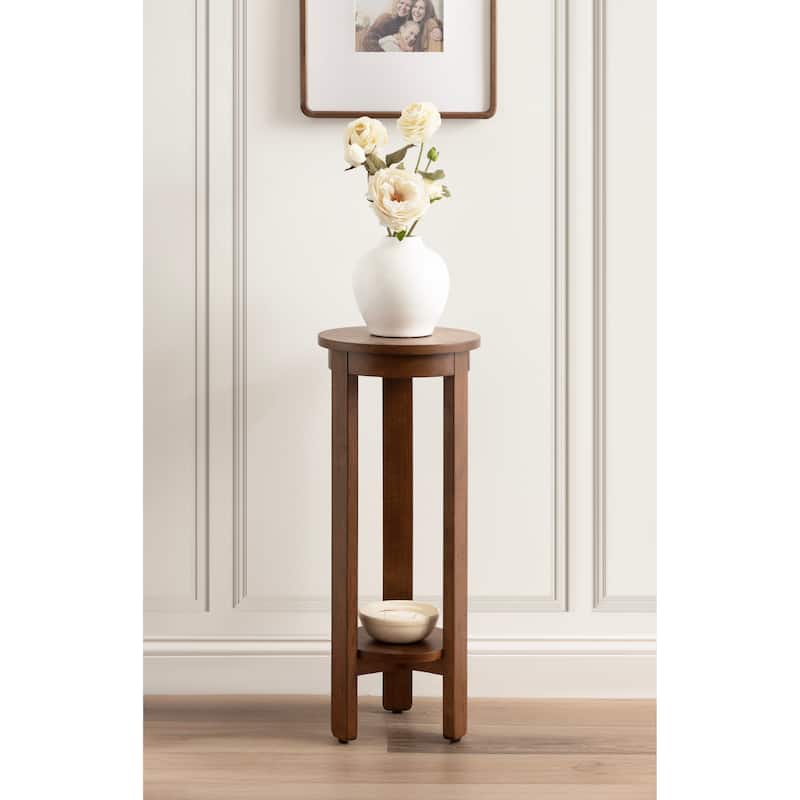 Kate and Laurel Foxford Round Wood Side Table