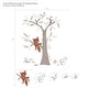 preview thumbnail 2 of 2, Lambs & Ivy Treetop Fox Beige Tree w/ Woodland Animals Wall Decals/Stickers
