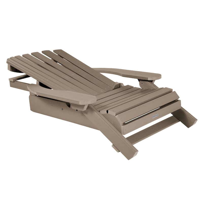 HIGHWOOD King-Size Folding and Reclining Adirondack Chair