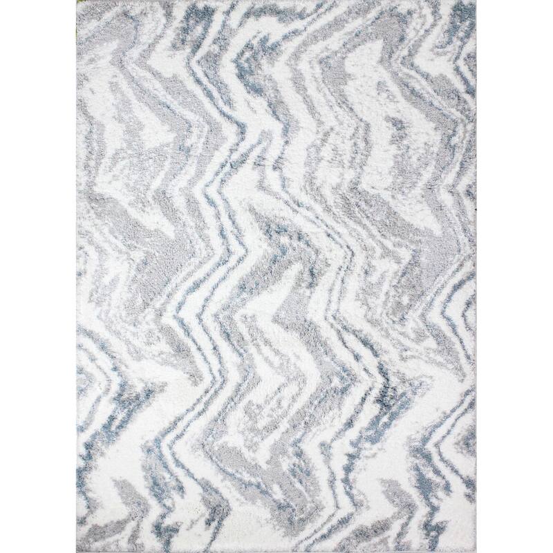 Bashian Foster Wh/Grey Contemporary Area Rug