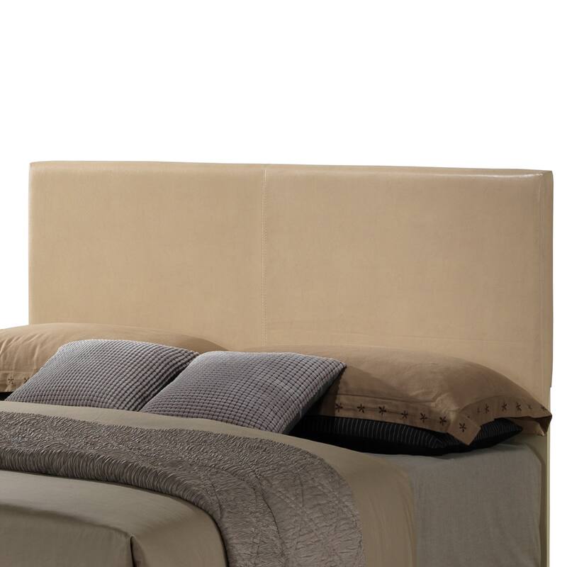 Queen Size PU Elegant Platform Bed with Foam Support