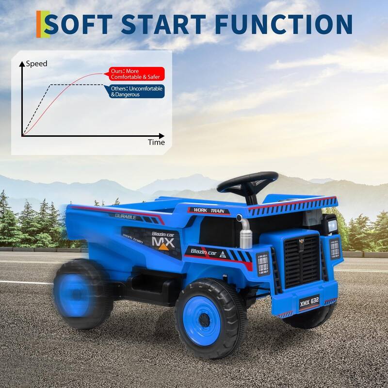 Ride on Dump Truck for Kids 3-8