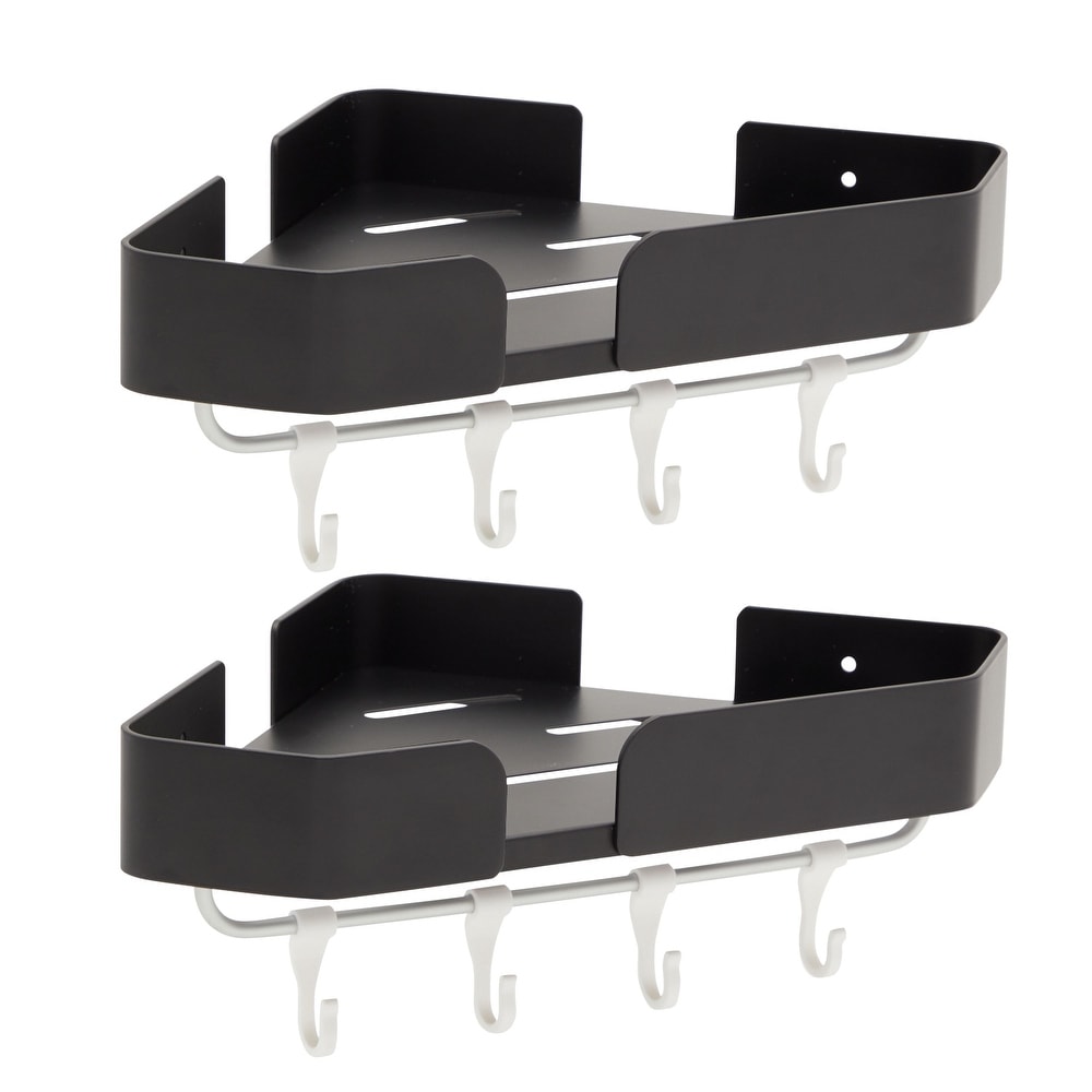 https://ak1.ostkcdn.com/images/products/is/images/direct/66dd91758c9c4ccb4606ee0bf489e3029833f328/2x-Bathroom-Corner-Shelves-with-Hooks%2C-Wall-Mounted-Shower-Caddy-Organizer-Black.jpg