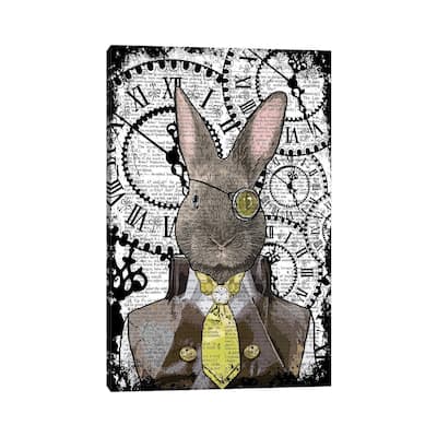 iCanvas "Steampunk Rabbit" by In the Frame Shop Canvas Print