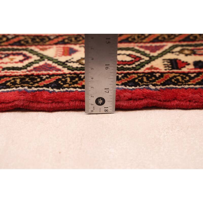 ECARPETGALLERY Hand-knotted Anadol Red Wool Rug - 3'5 x 6'0