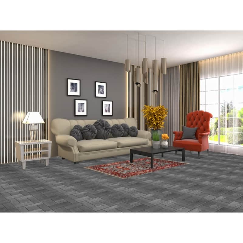 Blue Oushak Indian Accent Rug Hand-Knotted Transitional Wool Carpet - 3'0"x 4'10"