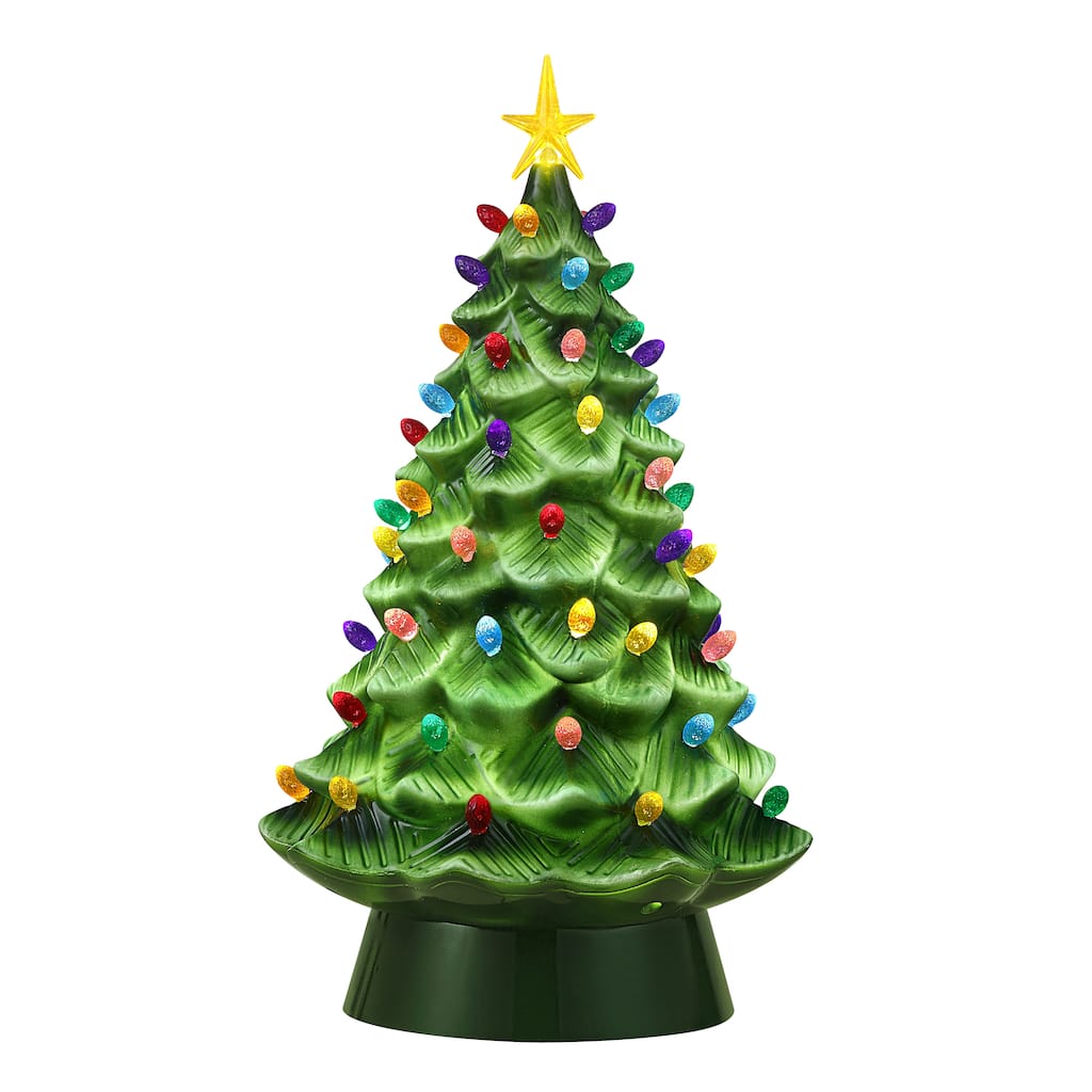 24 in. Nostalgic Shatterproof Tree - Green