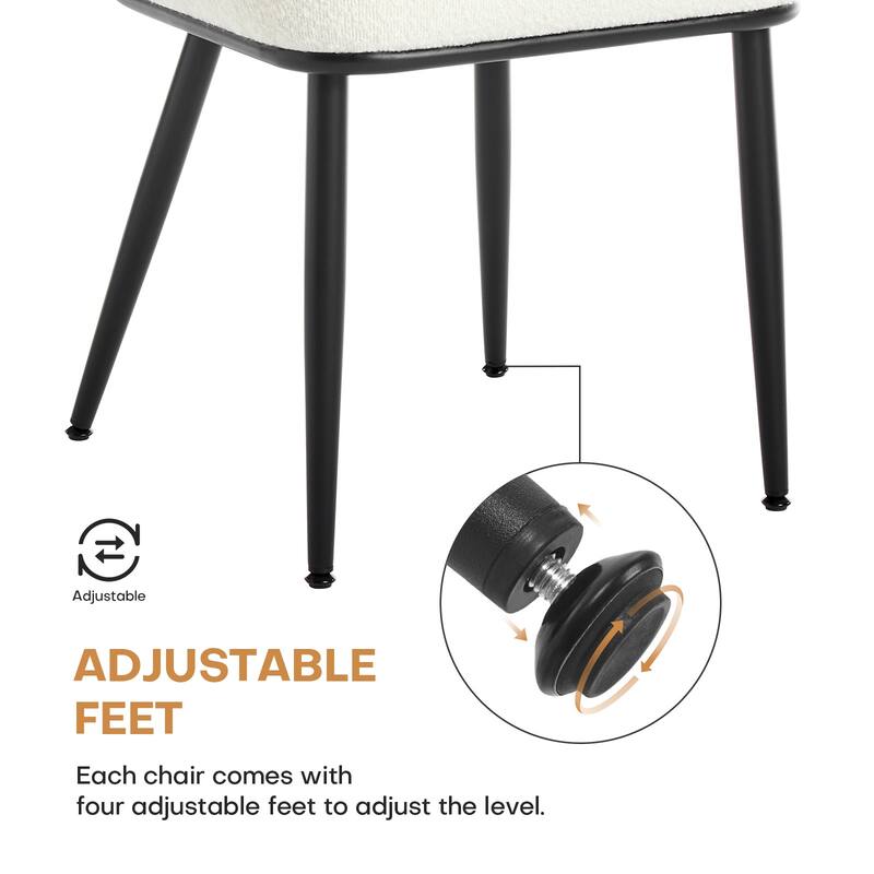 Upholstered Rattan Dining Chairs Set of 2 Side Chair - 33.86"H x 18.9"W x 22.83"D