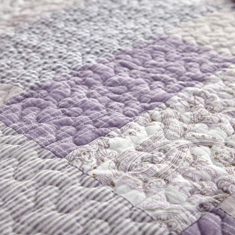 Donna Sharp Lavender Rose Cotton Quilt or Sham