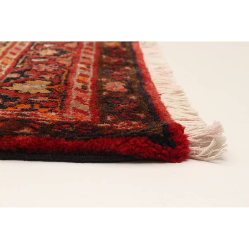 ECARPETGALLERY Hand-knotted Anatolian Vintage Red Wool Rug - 4'6 x 6'9
