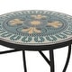 preview thumbnail 6 of 6, Bloomfield Outdoor Side Table with Tile Top by Christopher Knight Home