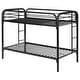preview thumbnail 35 of 80, Morgan Contemporary Metal Frame Bunk Bed