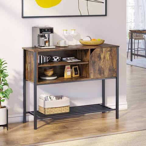 Kitchen Sideboard Buffet Cabinet with Adjustable Shelves Console Table