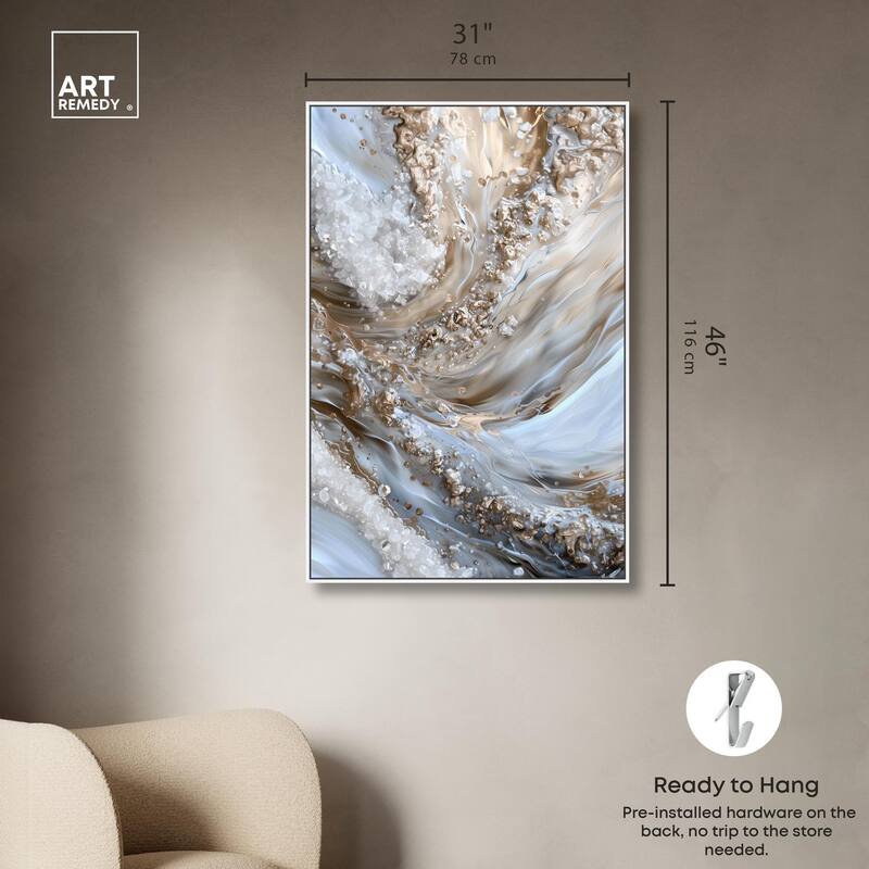 Effervescent Earth III Canvas by Art Remedy