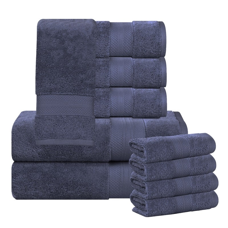 Superior Aria Turkish Cotton Heavyweight 10-Piece Towel Set