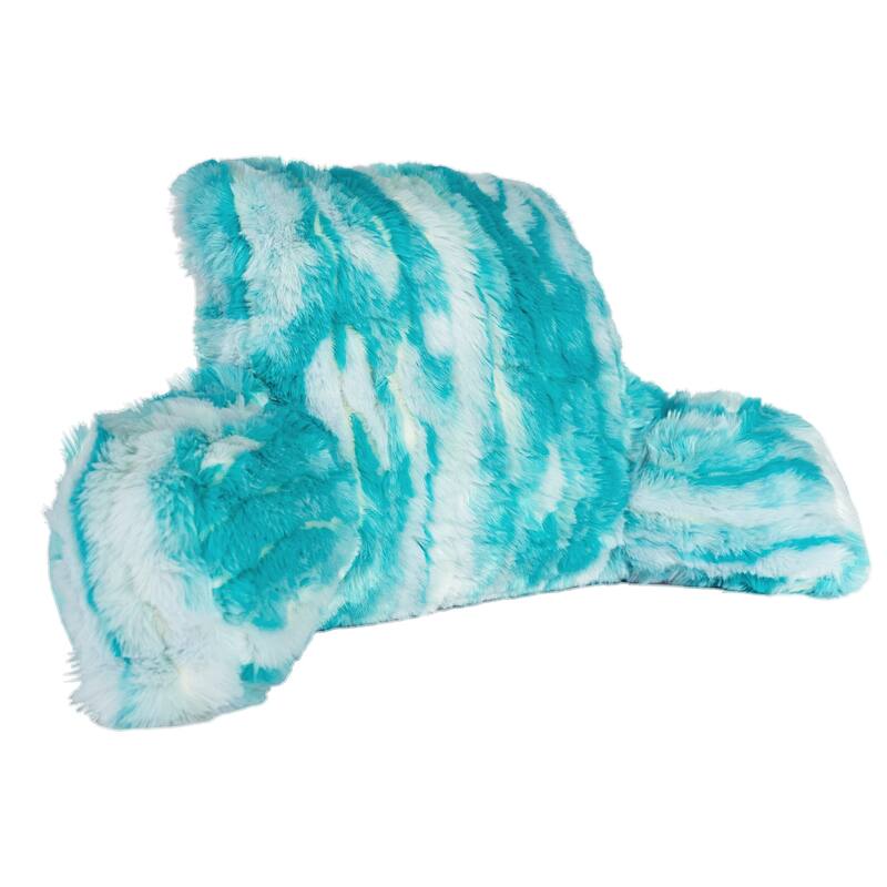 Jacquard FauxFur BedRest, 20" x 18" x 17"