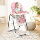preview thumbnail 13 of 35, Babyjoy Folding High Chair Baby Dining Chair with 6-Level Height - See Details