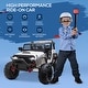 preview thumbnail 6 of 5, Kids Ride On Car, 12V Electric Truck with Wide Seat, Remote Control, Music - White