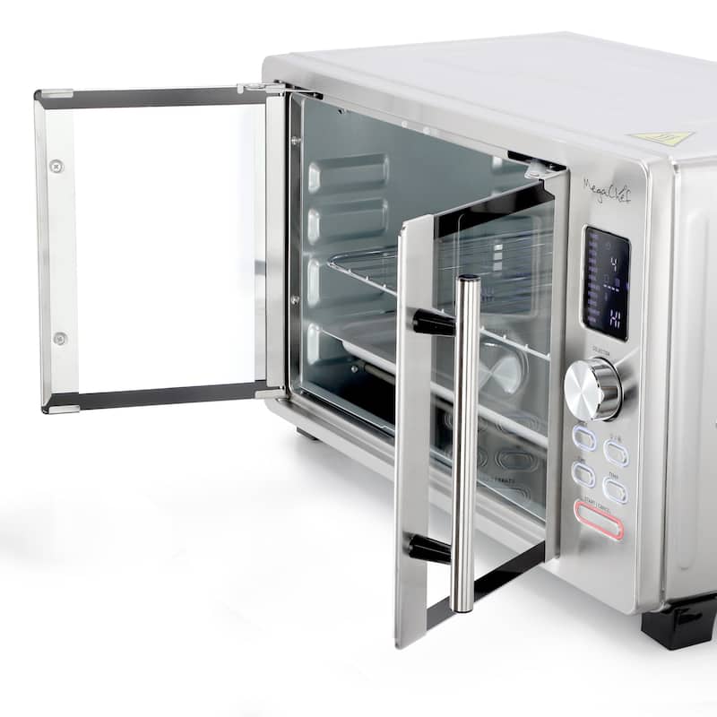 French Door Counter Top Oven and Toaster 30L with Rotisserie Set