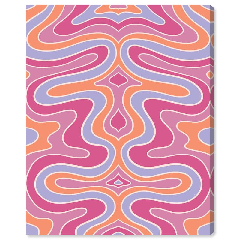 Bubble Gum Retro II Canvas by Art Remedy, Gallery Wrapped - 36" x 45"