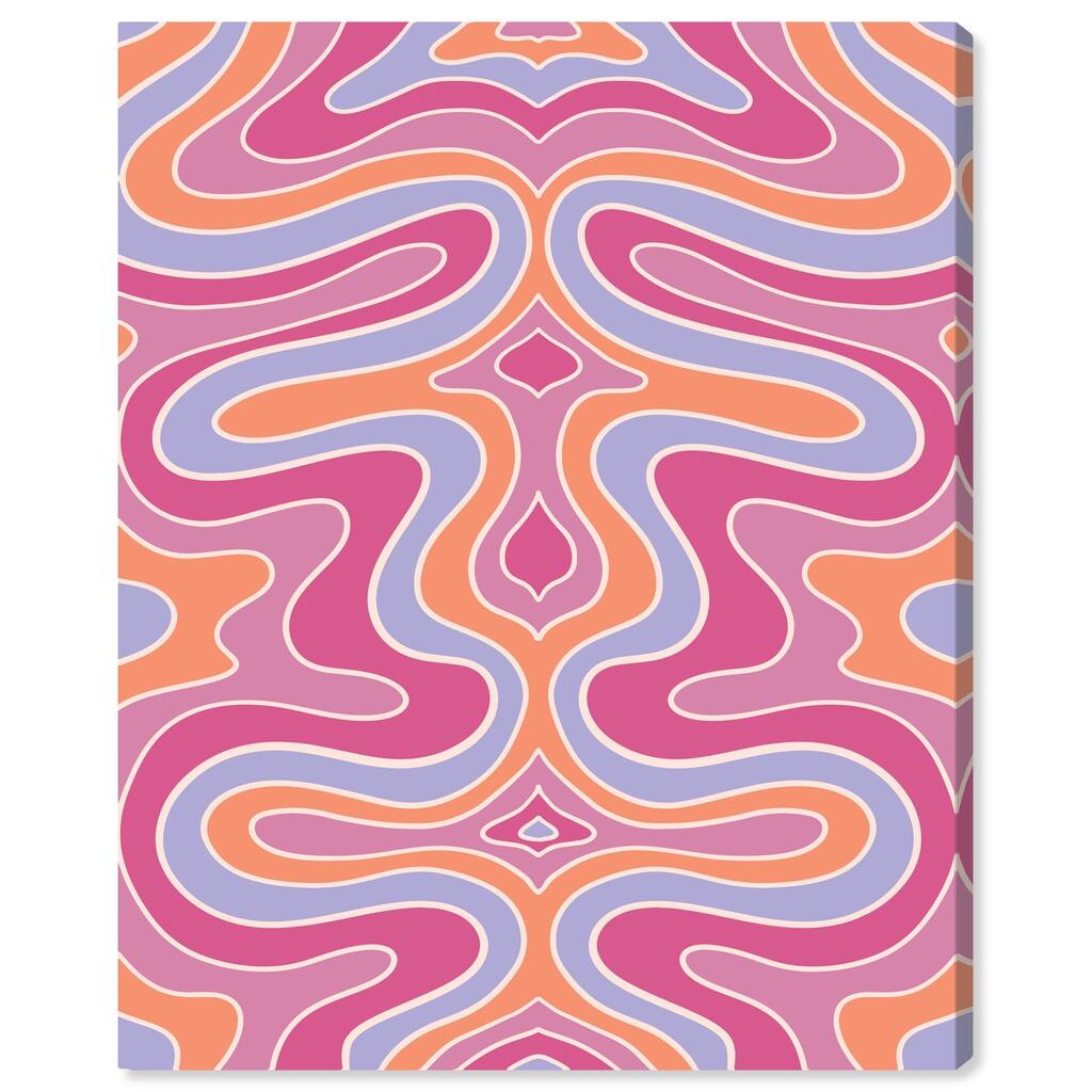 Bubble Gum Retro II Canvas by Art Remedy, Gallery Wrapped