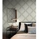preview thumbnail 7 of 5, Seabrook Designs Kiran Scroll Frame Non-Woven Unpasted Wallpaper