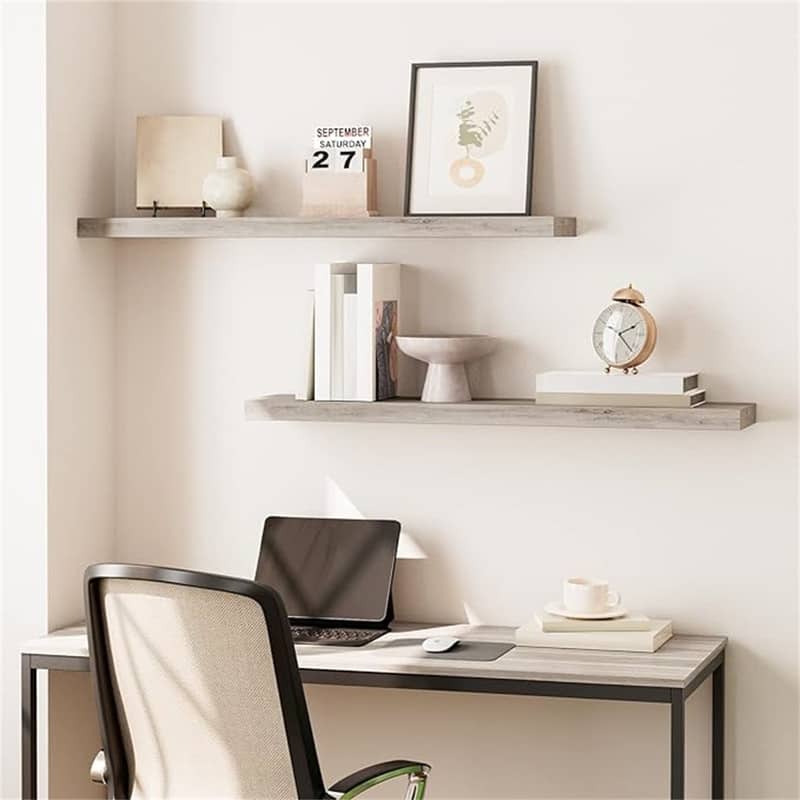 Floating Shelves - 7.9"D x39.4"W x 1.5"H