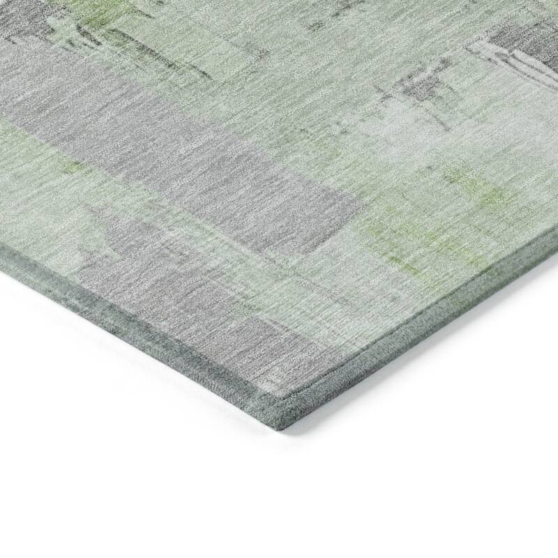 HomeRoots Abstract Transitional Rectangle Outdoor Rug