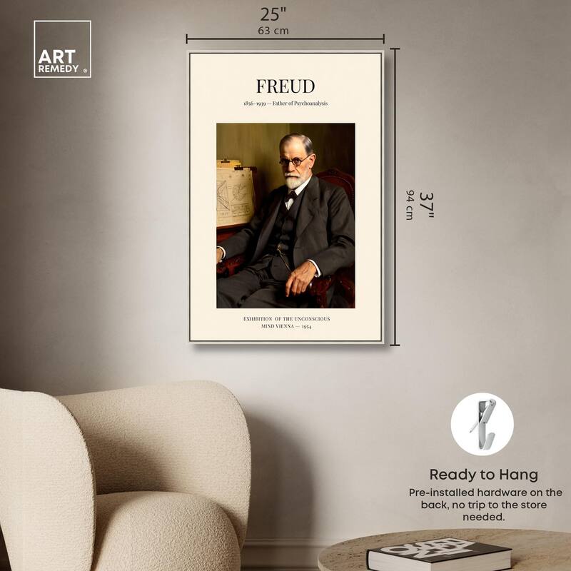 Father of Psychoanalysis Canvas by Art Remedy