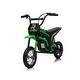 preview thumbnail 1 of 13, 24V Electric Toy Motocross Motorcycle Dirt Bike-XXL large - Green Green