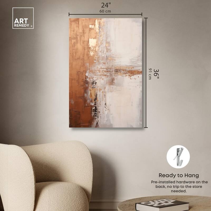 Burnished Memory Canvas by Art Remedy, Gallery Wrapped