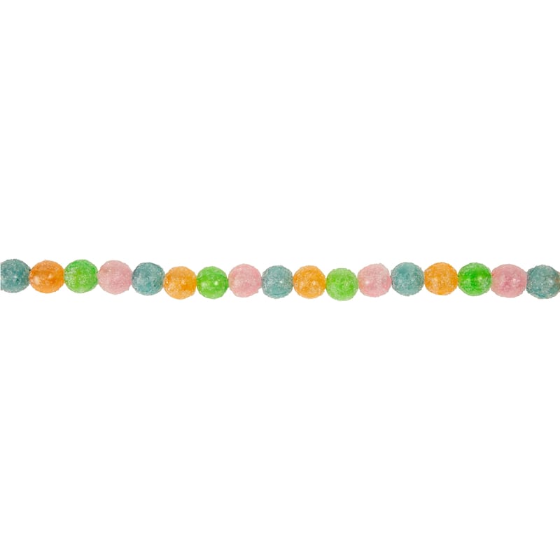 6ft Pastel Faux Candy Christmas Garland - Unlit - 6'