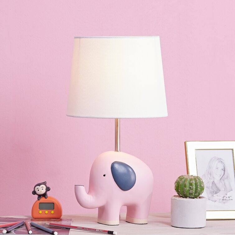 Maxax 17'' Children Elephant Table Lamp - N/A