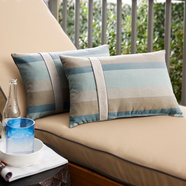 Taupe lumbar pillow hotsell