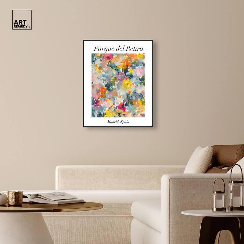 Retiro Park Canvas by Art Remedy